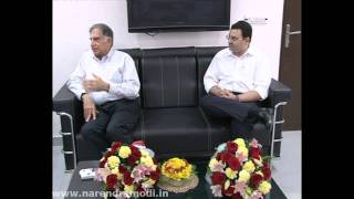 Shri Ratan Tata and Shri Cyrus Mistry meeting Shri Narendra Modi in Gandhinagar [upl. by Jacquenette535]