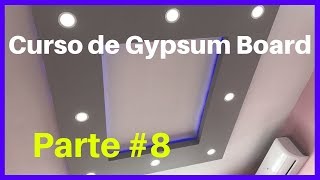 Curso de Gypsum Board parte 8 Como instalar cablería electrica y los paneles de Gypsum [upl. by Nnylirej]