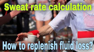 Sweat rate calculation doctortusharfitness  sports nutrition How to calculate sweat rate [upl. by Naerb]