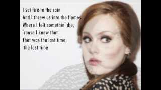 Adele  Set Fire To Rain Acapella version with Lyrics [upl. by Alset]