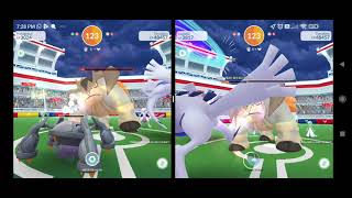 DOUBLE GOTCHA TERRAKION RAID BOSS LEVEL 5 WEATHER BOOSTED [upl. by Akerdna]