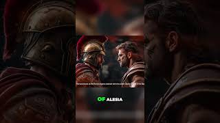 Alesia Siege Caesar vs Vercingetorix ancientrome gallicwars documentary shorts [upl. by Anatlus]