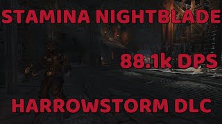 ESO  Stamina Nightblade PvE Guide  881k DPS  EZ Maelstrom Bow Rotation [upl. by Nnayrrehs731]