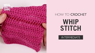 How To Knit Whip Stitch [upl. by Benedick594]