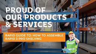 Rapid Guide To How to Assemble Rapid 3 Pro Shelving [upl. by Anirbys172]