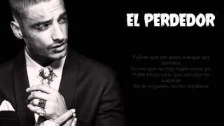 El Perdedor  Maluma Video Con Letra Reggaeton [upl. by Ellehs]