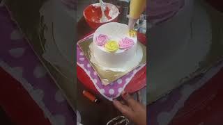 12 Kg ka cake 200 rupay hi diye shortsytshorts easyrecipe egglesscake viralshort baking [upl. by Anem]