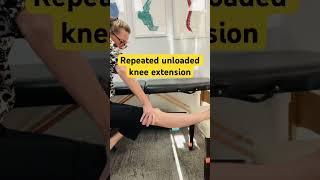 One repeated movement test I may use for knee complaints If things improve it becomes treatment [upl. by Mairam263]