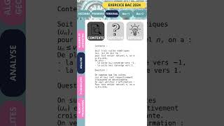 SuitesEncadrement  Exo Bac Géné 2024 Maths Exercice 122 [upl. by Anehta]