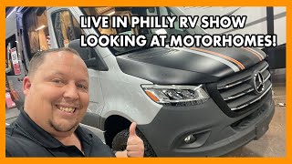 Live RV Show Touring Motorhomes [upl. by Yrneh]