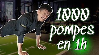 Challenge des 1000 pompes en 1h [upl. by Ojoj]