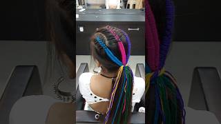 Navratri Hairstyle Lace Baird Tutorial shortvideo [upl. by Koloski]