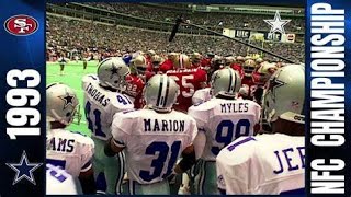 1993 NFL NFC Championship Game San Francisco 49ers at Dallas Cowboys Jan 23 1994 CBS John Madden [upl. by Dusen]