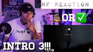 TRASH or PASS NF Intro 3 REACTION [upl. by Bloomer37]