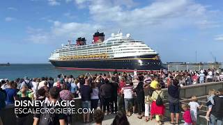 Visite du Disney Magic à Cherbourg  Cruise ship tour [upl. by Aiz959]