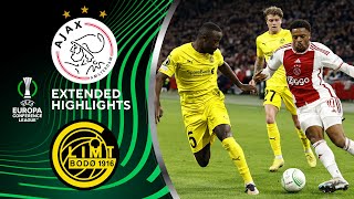 Ajax vs BodøGlimt Extended Highlights  UECL Playoff 1st Leg  CBS Sports Golazo  Europe [upl. by Aicnorev]