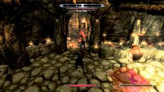 SKYRIM How To Clear Ragnvald Temple Quest Commentary  Tutorial [upl. by Ardnoed]