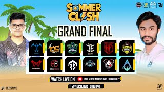 LIVE GRAND FINAL UDG SUMMER CLASH  T4B PRODUCTION GAREENA FREE FIRE  UNDERGROUND COMMIUNITY [upl. by Atener]