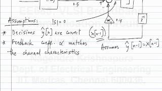 lecture32  Decision feedback equalizers  elimination of noise enhancement [upl. by Itsim207]