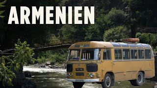 Überraschungsbaustellen Ladas und russische Oldtimer Busse Armenien mit dem Camper [upl. by Hernando]