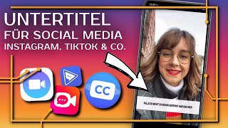 Untertitel für Instagram TikTok und Co  4 Apps im Test  Tech like Vera [upl. by Walter596]