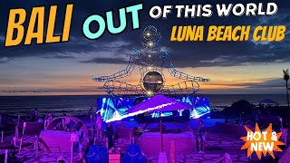 Bali Beach Club Vlog 2024 Luna Beach Club  Best Beach Club in Bali [upl. by Anne-Marie35]