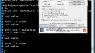 Controlling PandaBoard Ubuntu OS Expansion GPIOs using Putty Terminal Emulator from Windows 7 [upl. by Nevla]