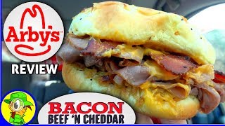 Arbys®  Bacon Beef N Cheddar  Food Review 🤠🥓🍖🧀 [upl. by Crandale782]