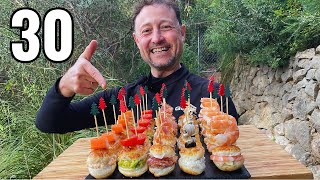 30 CANAPÉS RAPIDÍSIMOS con 1 Lamina de HOJALDRE 😃  GUILLE RODRIGUEZ [upl. by Wilbert]