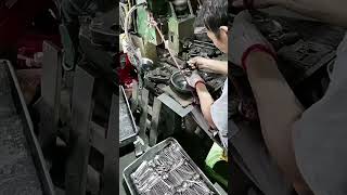 Flatware factory and silverware production line cutlery factory workshop kitchen kitchenware [upl. by Aihsenyt]