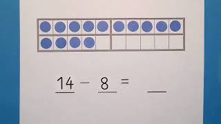 Minusaufgaben am Zwanzigerfeld Teil 6  Mathe  Grundschule  Klasse 1  einfach üben [upl. by Merow407]