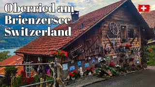 🇨🇭 Oberried Switzerland  Beautiful Swiss village  Lake Brienzersee Bliss [upl. by Cristine]