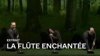 EXTRAIT LA FLÛTE ENCHANTÉE de Mozart  quotDas klinget so herrlichquot Chœurs [upl. by Holna]