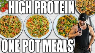 3 Easy One Pot Vegan Meals  Quick amp High Protein [upl. by Edmon]