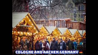 Cologne and Aachen Germany Christmas Market 2016 [upl. by Annayek]