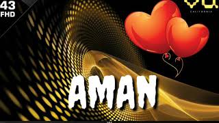 Aman name ke whatsApp status video short Aman AK [upl. by Nica942]