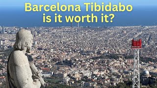 Things to do in Barcelona go to Tibidabo Panoramic Area for the breathtaking views [upl. by Elicul]