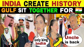 UNBELIEVABLE 😍 INDIA GOING TO BECOME GULF LEADER  FIRST TIME INDIA GCC MEETING DONE [upl. by Kessia]