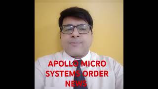 APOLLO MICRO SYSTEMS ORDER NEWS apollomicrosystemsnews apollomicro avantelshare [upl. by Krysta387]