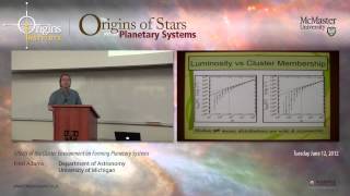 Fred Adams  Effects of the Cluster Environment on Forming Planetary Systems [upl. by Coward773]