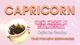 Capricorn ♑️ NEW MOON IN CAPRICORN 🌙 Coffee Cup Reading ☕️ Timeless ⌛️ [upl. by Yllime]