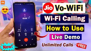 How to Use Jio WiFi Calling  Jio WiFi calling Unlimited Free Calls  Jio WiFi se call kaise kare [upl. by Wight158]