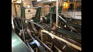 Paddle Steamer Waverleys Engine and Paddle Wheel [upl. by Froemming]