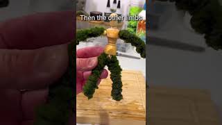 Making a Mossman for an aquarium Part 1 shorts [upl. by Alyssa833]