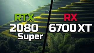 RTX 2080 Super vs RX 6700 XT  Test in 9 Games [upl. by Dann38]