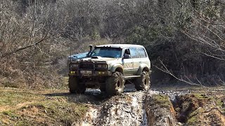 Toyota Land Cruiser 80 42 Turbo Diesel  40 Bogger  OFF ROAD  4K UHD [upl. by Meyeroff]