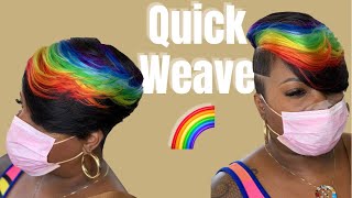 Pride hair  Rainbow hair style [upl. by Atiuqat]