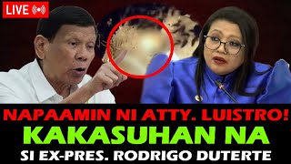 RODRIGO DUTERTE NAPAAMIN NI CONGRESSWOMAN ATTY JINKY LUISTRO SA QUADCOM HEARING [upl. by Daegal]