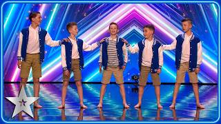 Five Star Boys bring the TEARS with POWERFUL routine  Unforgettable Audition  Britains Got Talent [upl. by Lemay561]