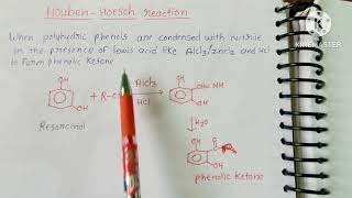 Haouben Hoesch reaction [upl. by Idyh]